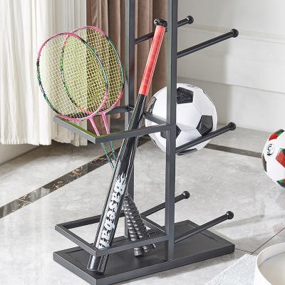 Sports Racket Display Stand New Sports Equipment Badminton Racket Baseball Bat Display Rack Garage ...