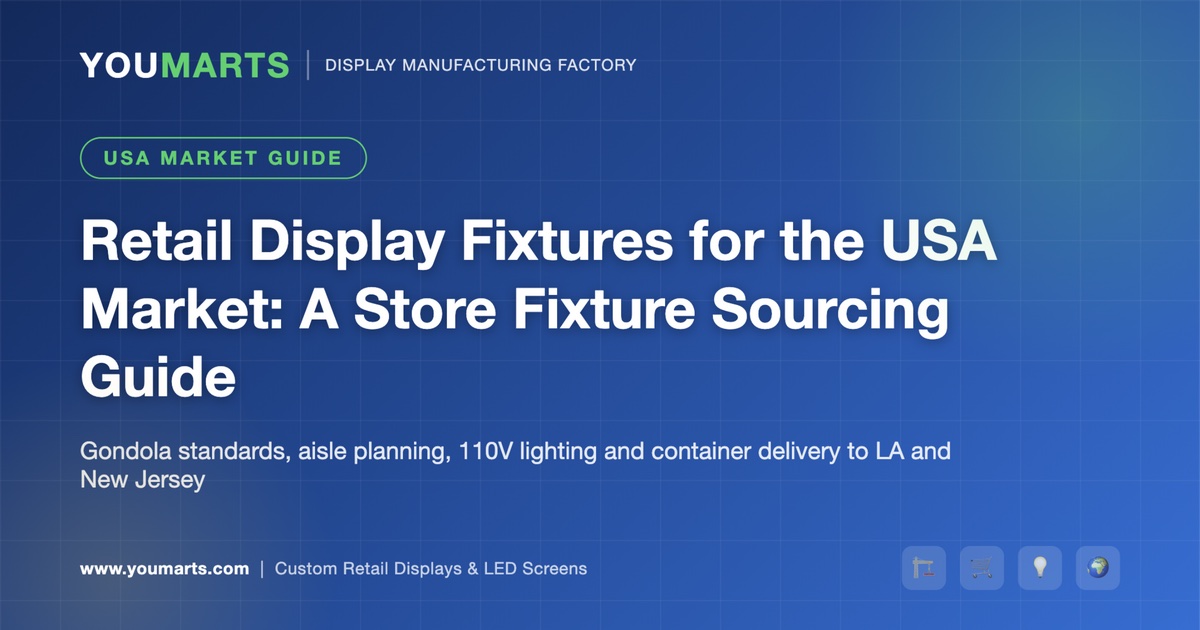 Retail Display Fixtures for the USA Market: A Store Fixture Sourcing Guide (2026)