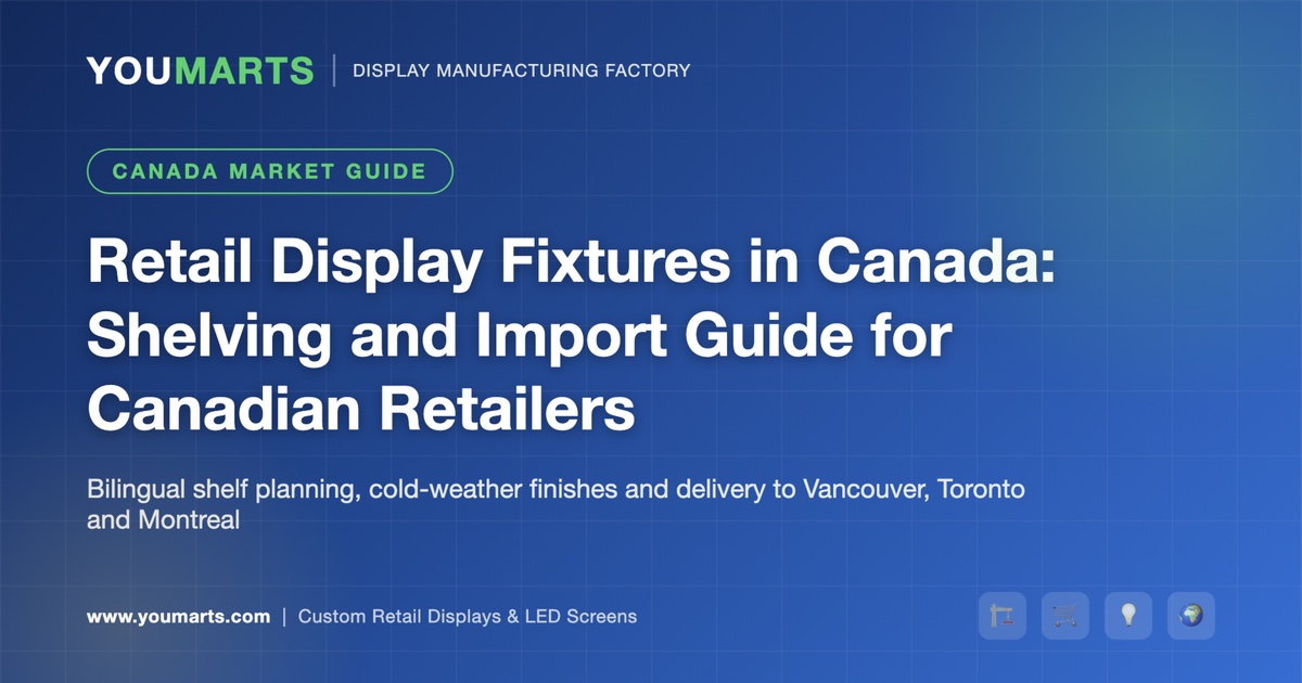 Retail Display Fixtures in Canada: Shelving and Import Guide for Canadian Retailers (2026)
