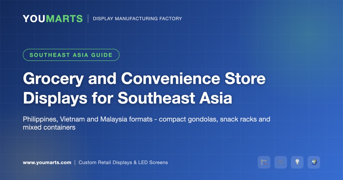 Grocery and Convenience Store Displays for Southeast Asia: Philippines, Vietnam and Malaysia (2026)