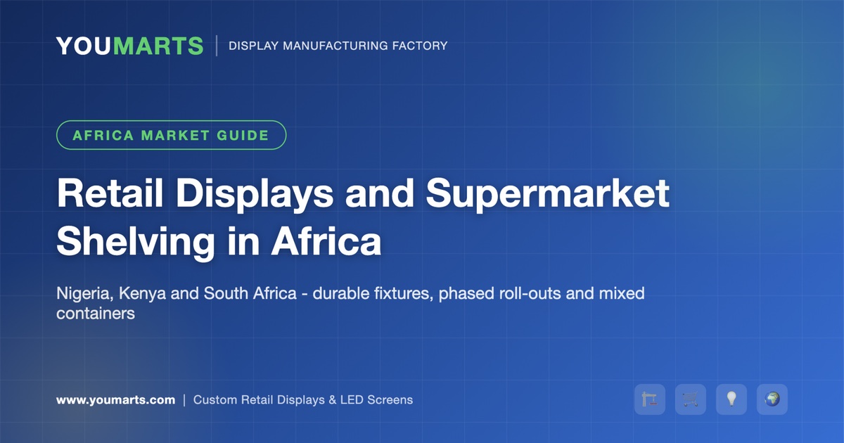 Retail Displays and Supermarket Shelving in Africa: Nigeria, Kenya and South Africa Guide (2026)