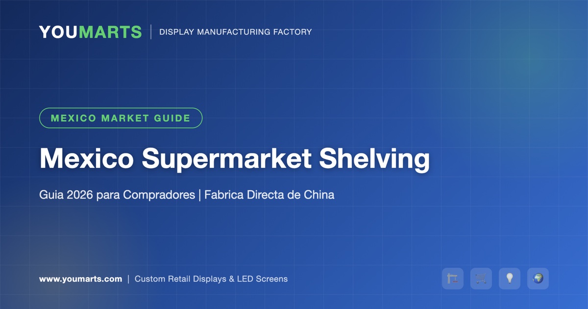 Mexico Supermarket Shelving and Warehouse Racks: 2026 Guia para Compradores