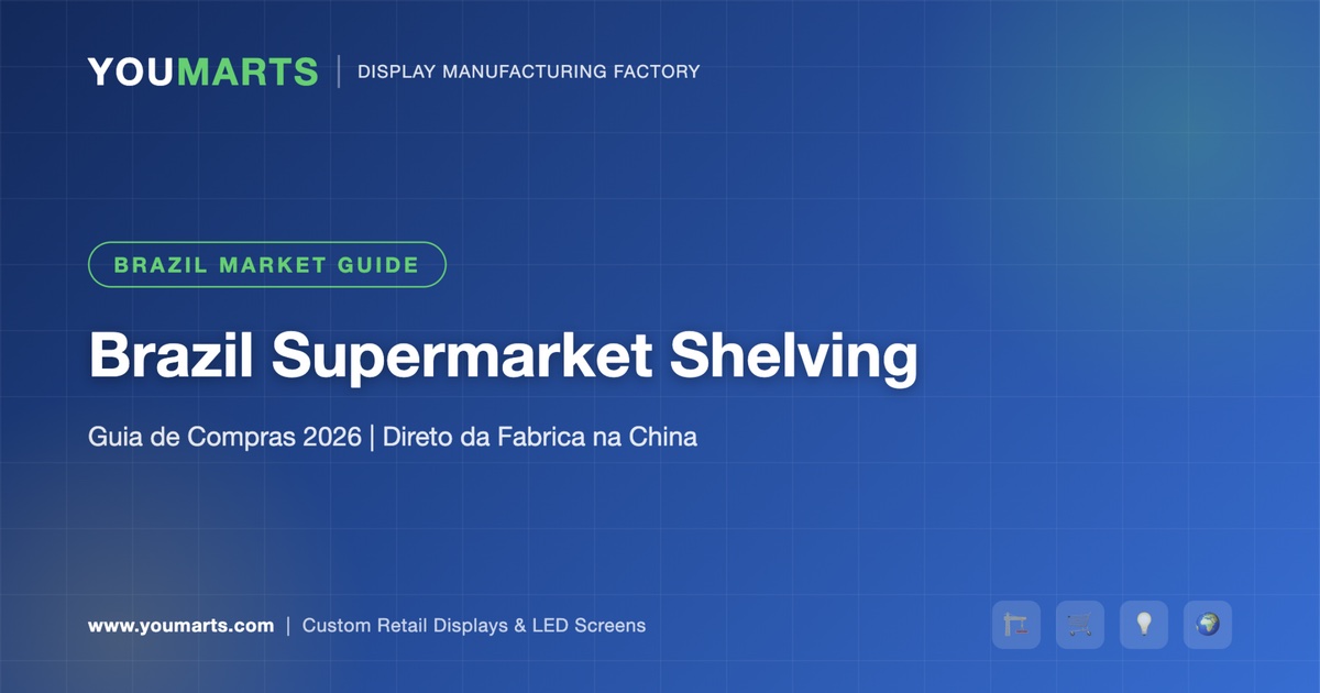 Brazil Supermarket Shelving and Warehouse Racks: 2026 Guia de Compras