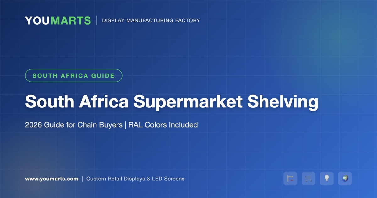 South Africa Supermarket Shelving: 2026 Import Guide for Chain Buyers