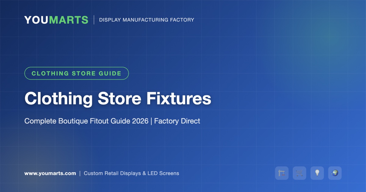 Clothing Store Fixtures and Shopfitting: 2026 Complete Guide