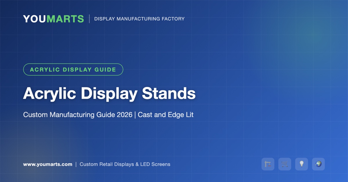Acrylic Display Stands: 2026 Custom Manufacturing Guide