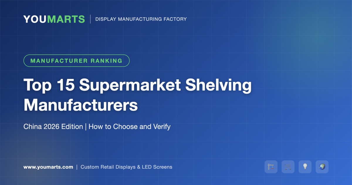 Top 15 Supermarket Shelving Manufacturers in China (2026 Edition)