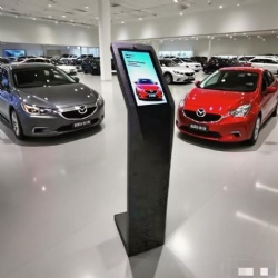 32 Inch Touch Screen Car Parameter Display Kiosk Floor Standing for Dealerships
