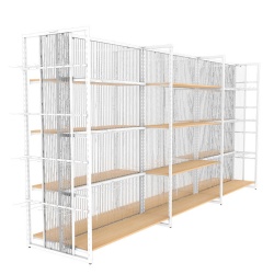 Miniso Style Store Makeup Cosmetic Skin Care Products Iron Wood Display Shelf Daily Necessities Display Stand