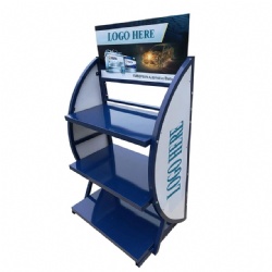 Store Auto Motorcycle Lithium Battery Portable Metal Display Rack Lubricant Motor Engine Oil Display Stand